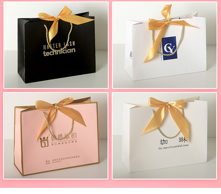Custom Logo Cardboard Gift Packaging Box With Ribbon For Cloth Pack / Cosmetic