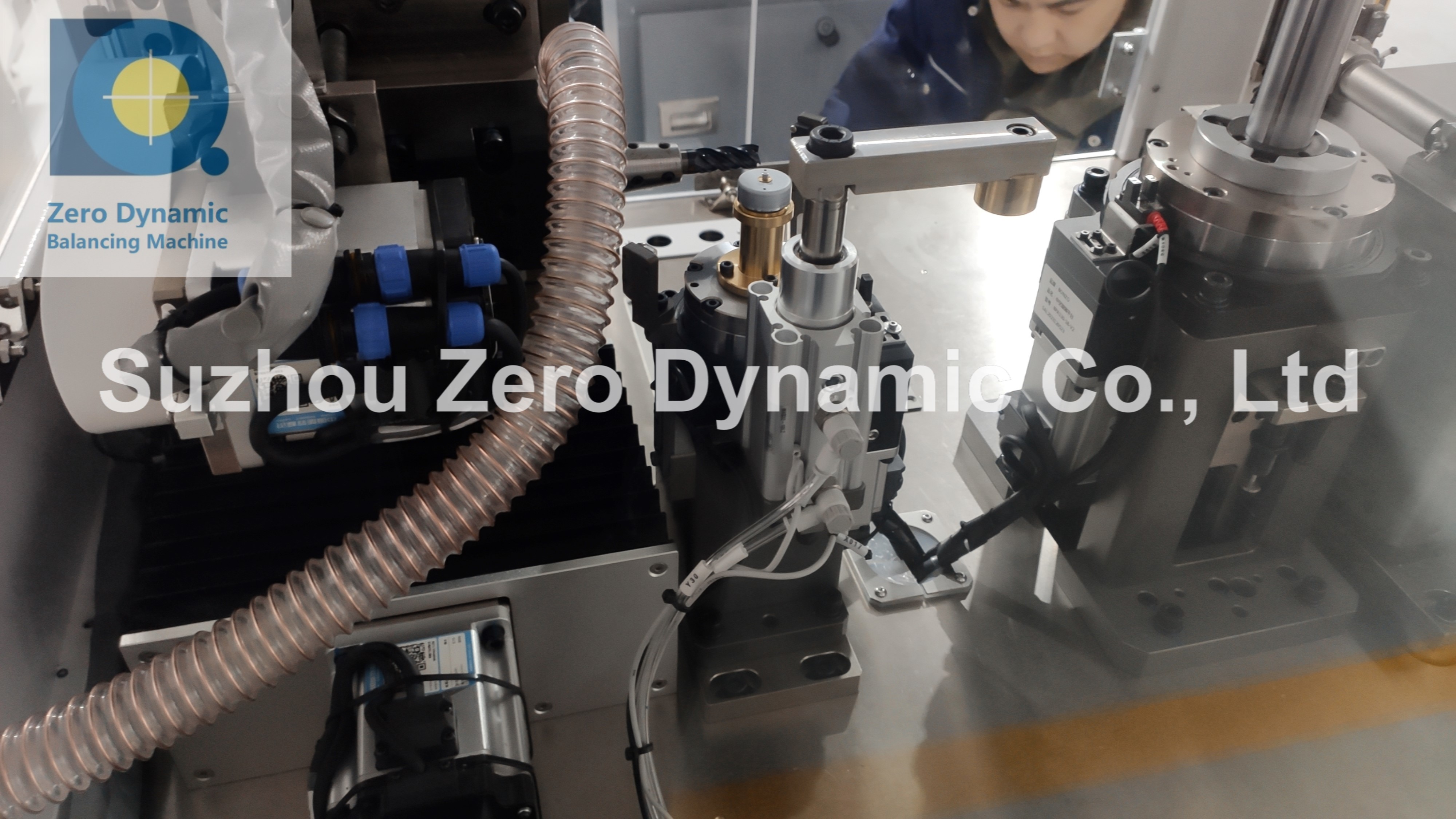 Sweeper Motor Outer Rotor Balancing Machine, Vertical Double Plane Milling Correction Balance Machine