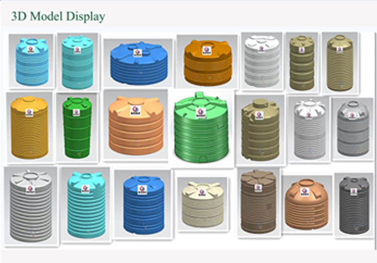 Versatile Rotomolded Water Tank Plastic Capacity of 200L To 50 000 Liter