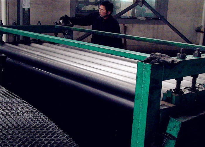 High Speed Coil Feeding 25 Tons Expanded Metal Mesh Machine Blue And Green Color