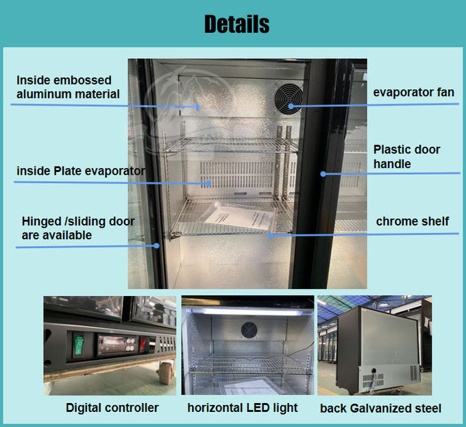 Back Bar Cooler / Commercial Refrigerator / Drink Cooler / Beer Cooler / Built - In Mini Beverage Cooler