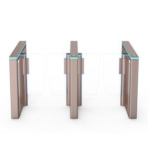 Buy cheap Aluminum Alloy Electronic Turnstile Gates IC Card Speed Swing Barrier System product