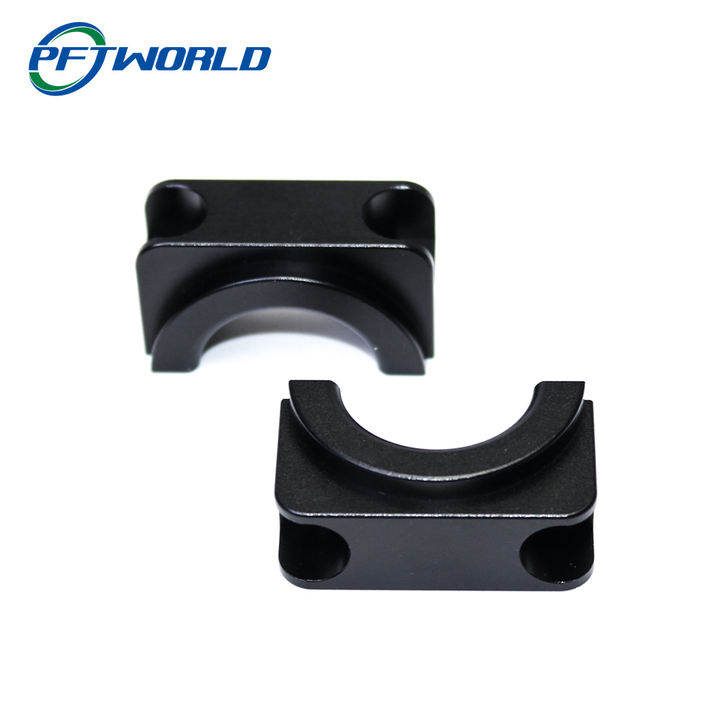 Precision CNC Aluminum Parts with Black Hard Anodizing