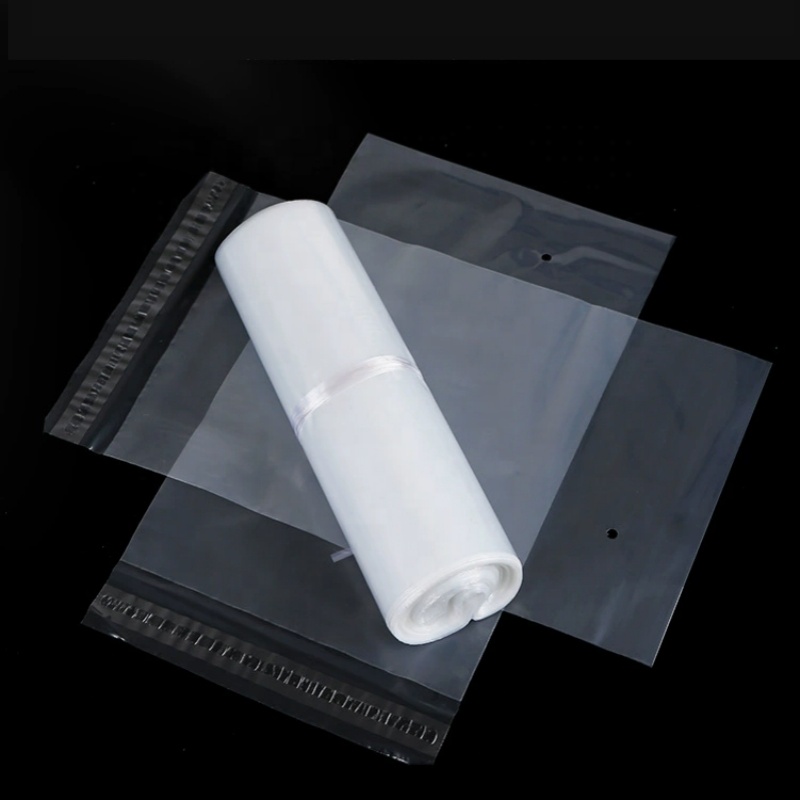 Durable Plastic Poly Bag For Clothes Self Adhesive Seal Bag LDPE Material Structure