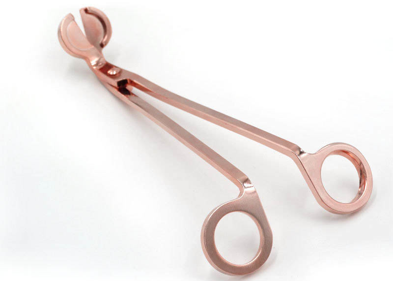 Rose Gold Round Head Candle Wick Scissors Candle Extinguisher First Class