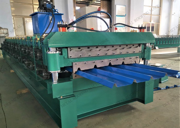 480V 10kw Steel Tile Roll Forming Machine Double Layer 10000kg
