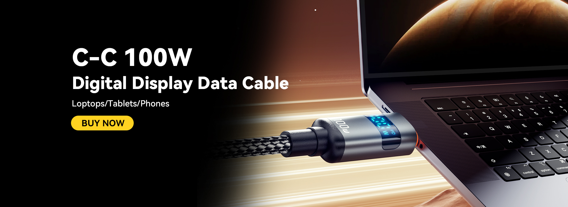 Braid Shielding USB C To C Charging Cable 100W 1m 2m ES-X61 Series