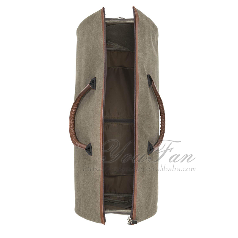 Mens Convertible Travel Duffel Bags , Premium Canvas Suit Travel Bag