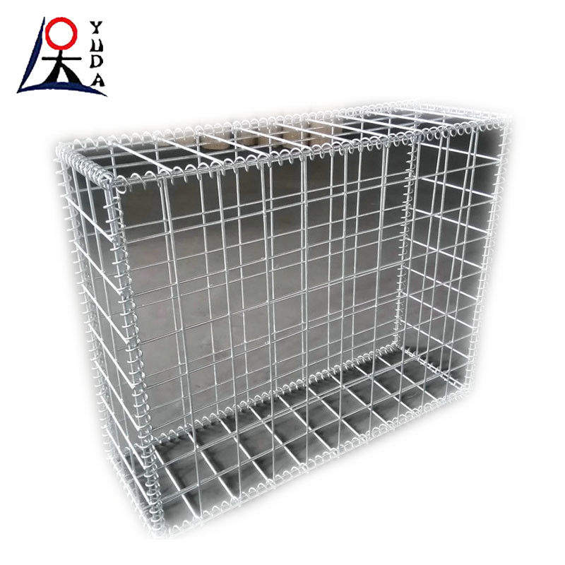 Hexagonal Wire Mesh Gabion Fence Panels Welded Stone Cage Gabion Mesh