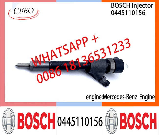BOSCH injetor 0445110156 Common Rail fuel Injector A6480700187 0986435135 0445110156 for Mercedes-Benz 2.2CDi/2.7CDi