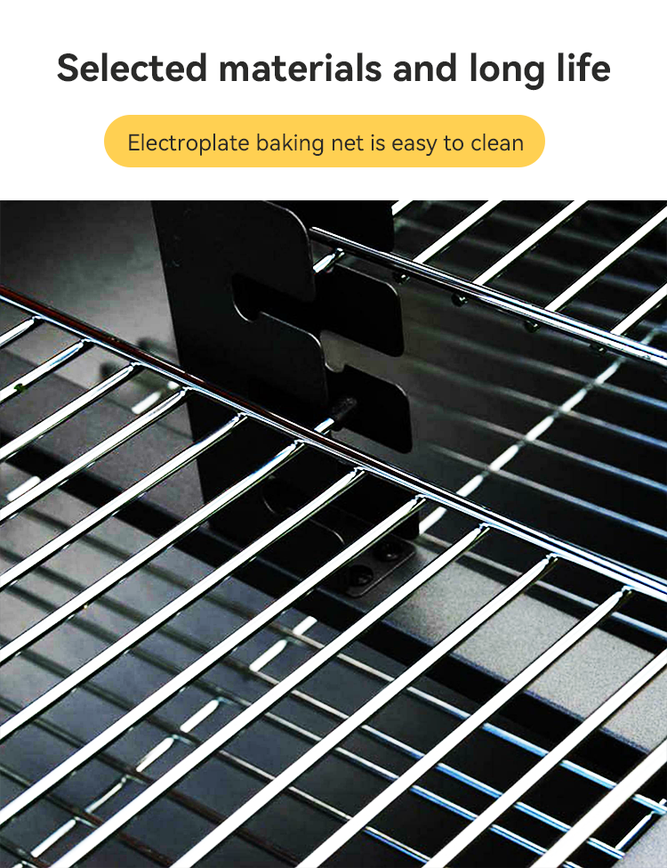 Chrome Plated Customizable Trolley Double Oven Drawer Charcoal Pellet Rotisserie BBQ Grill