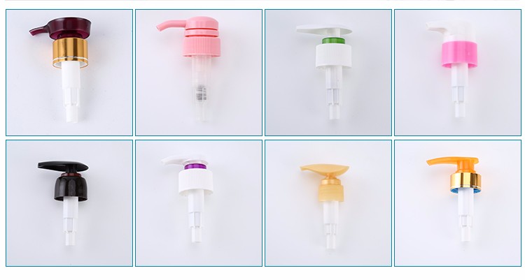 Yellow Plastic Lotion Pumps 4.0g For Body Wash Hand Cream Bottle