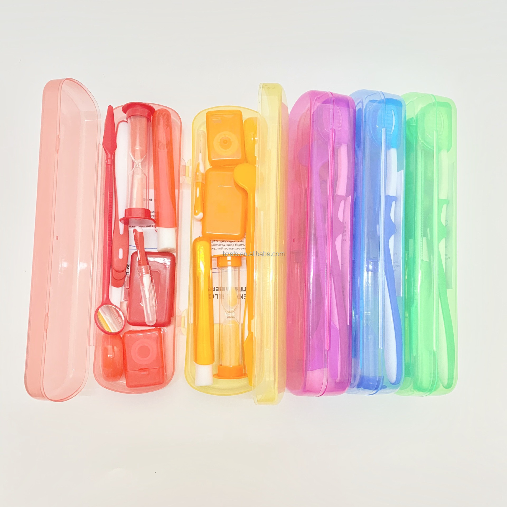 Manual Power Source Ortho Wax Floss Oral Mirror Included Portable Interdental Brush Kit with Highest Medical Grade Plastic