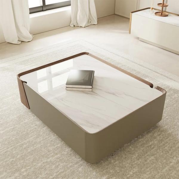Modern Square Coffee Table Set Luxury Coffee Table