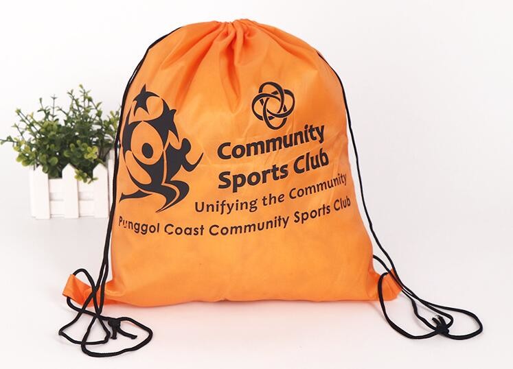 Outdoor Use 210D Sample Shoe Polyester Drawstring Bag,fashionable pattern printing polyester foldable shopping bag PACK