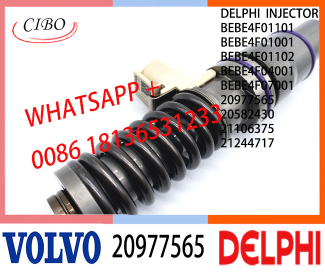 Fuel engine Diesel Injector BEBE4F07001 20977565 20582430 21106375 21106375 21244717 BEBE4F1101 E3.3 for VOL MD13 US07