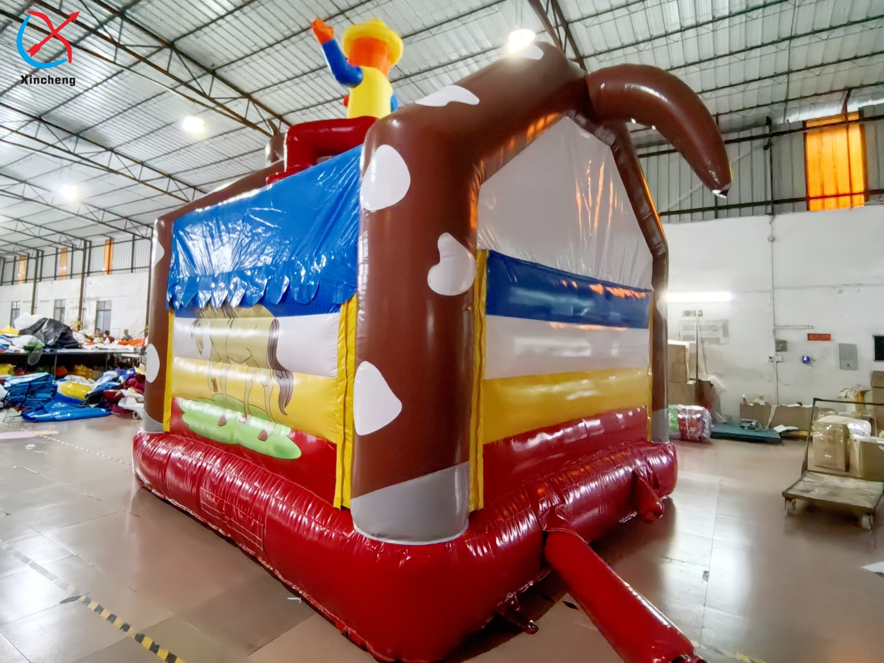 Customzied Inflatable Horse Theme Jumping House Inflatable Bouncy Castle