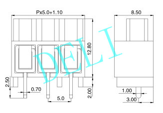 terminal block DL166-XX-5.0