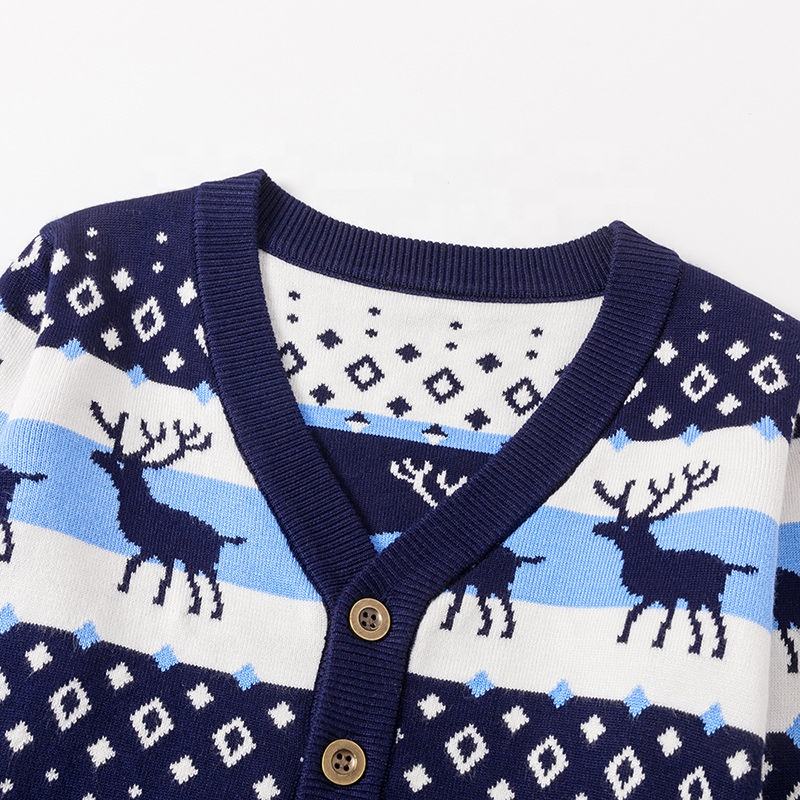 New Autumn Winter Children clothing Sweater Round Neck kids clothes Knit Christmas Sweater For Little Girls Boys