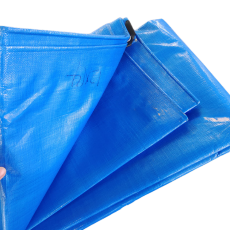 Market HDPE Tarpaulin Customized with Eyelets and Logo Printing