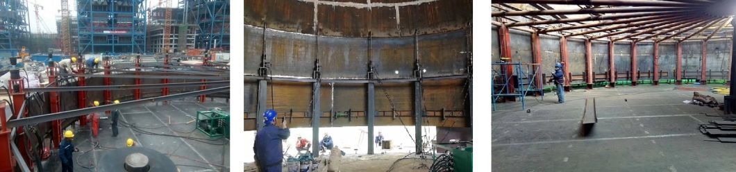 Chuck Type Hydraulic Lifting Machine Stock Available for Tank Construction