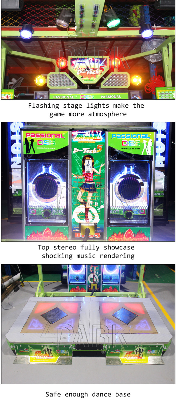 Coin Operated Arcade Dancing Game Machine For Adults 1 Year Warranty