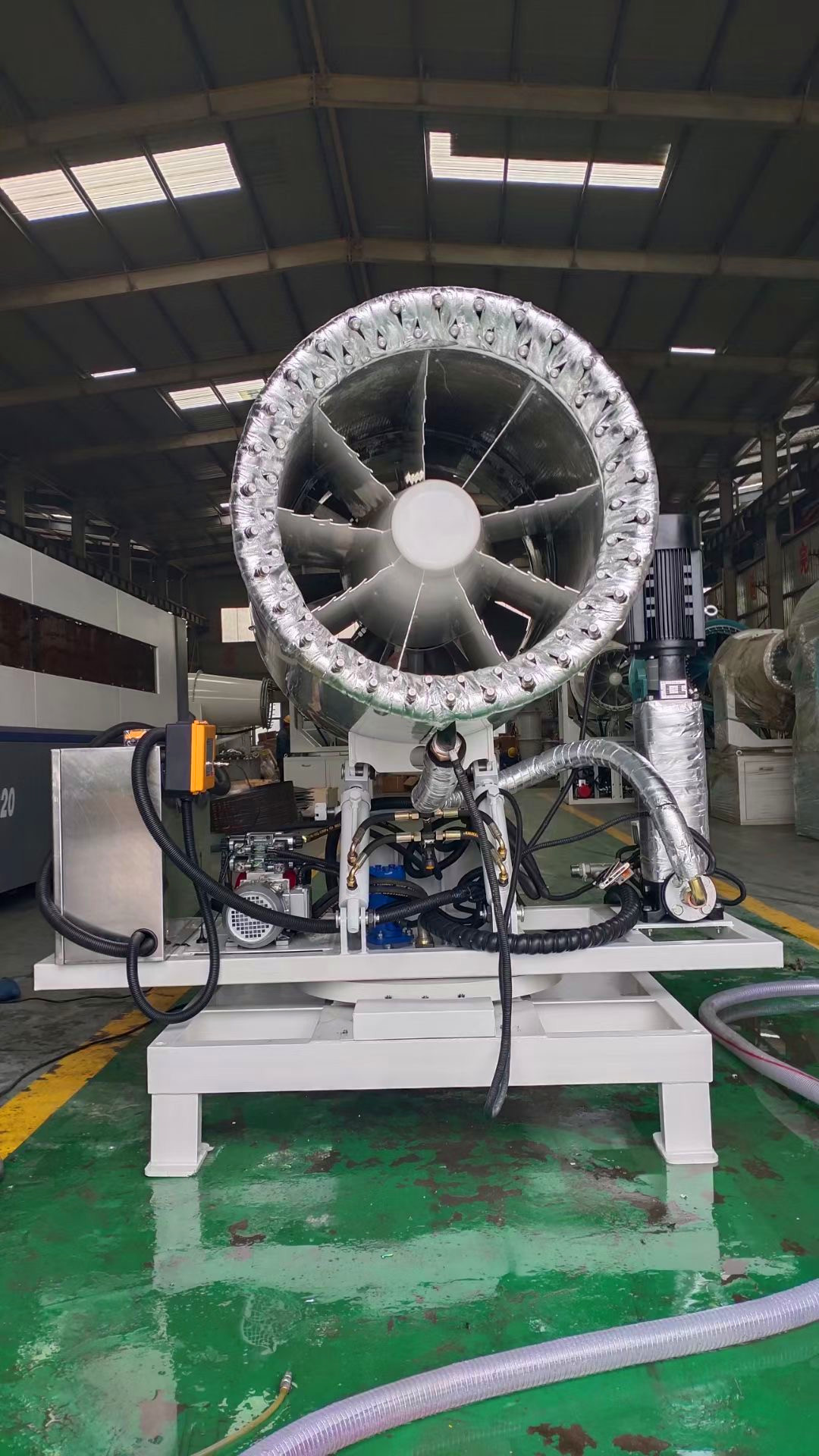 Coal Mining 60L/Min Fogging Cannon 11KW Fan Mist Cannon Machine