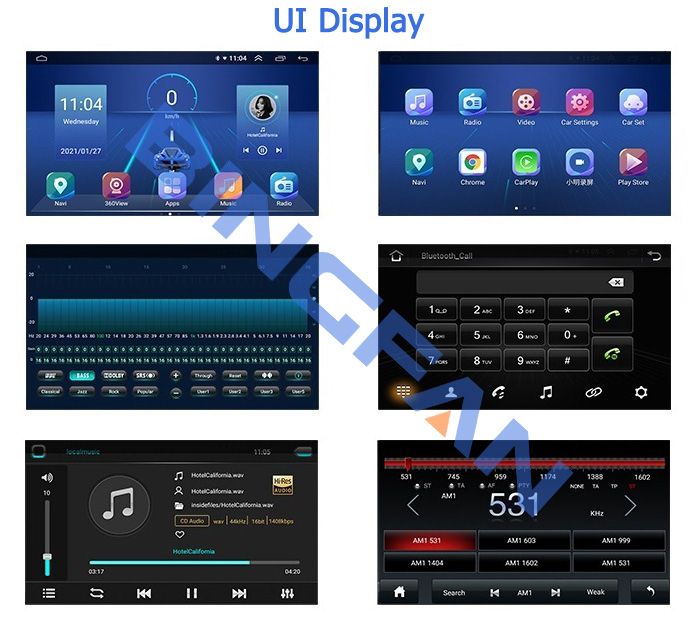 Wifi Toyota Android Car Stereo 2GB Multimedia Video Player For Prado LC150