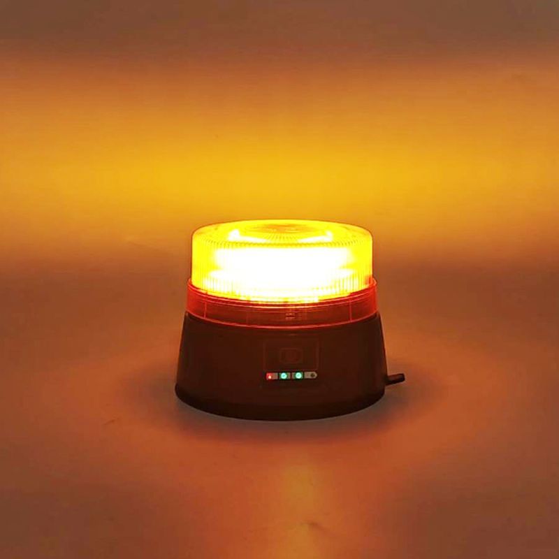 ECE R65 R10 LED Rechargeable Flashing Light Warning Light Strobe Beacon Light