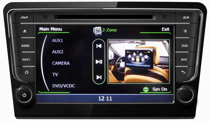 Ouchuangbo car audio multimedia system for VW Bora 2013 with MP3 dual zone autoradio OCB-244
