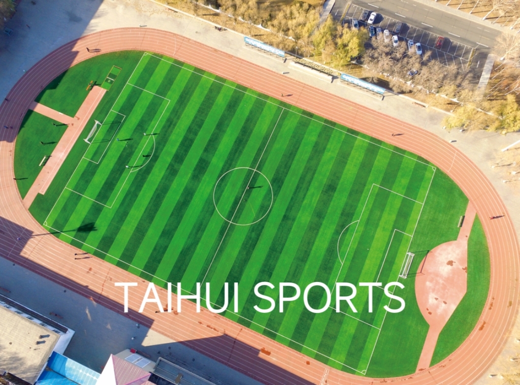 Synthetic Grass 40mm Height School Soccer Lawn Artificial Turf Roll Green Artificial Grass Carpet for Football Field