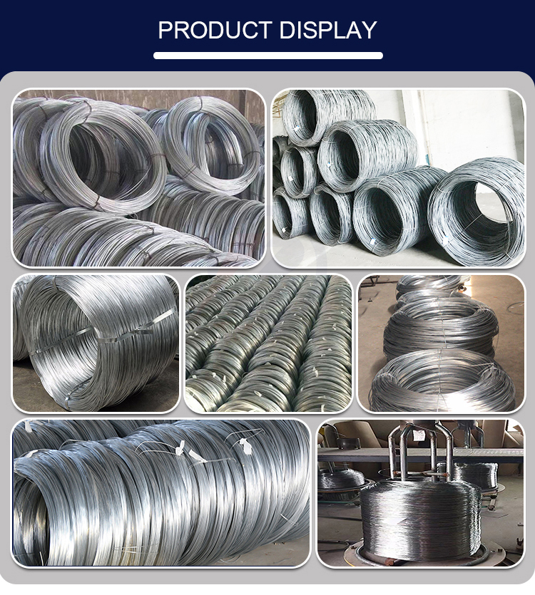 Technique Hot Rolled Based Galvanized Electric Fence Wire 1.6mm Q195 Q235 Galvanized Steel Wire for Fencing