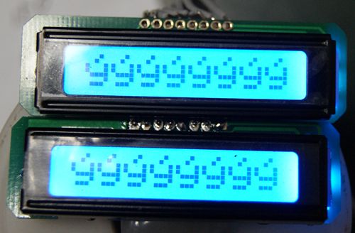 Lcd 8x1,character lcd module 8x1,8x1 monochrome lcd module