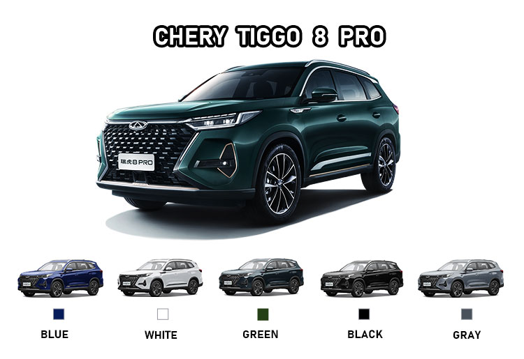 Chery Tiggo 8 Pro 2023 2024 High Speed Large Space SUV Car with 5 Doors 5 Seats and 6.8 NEDC