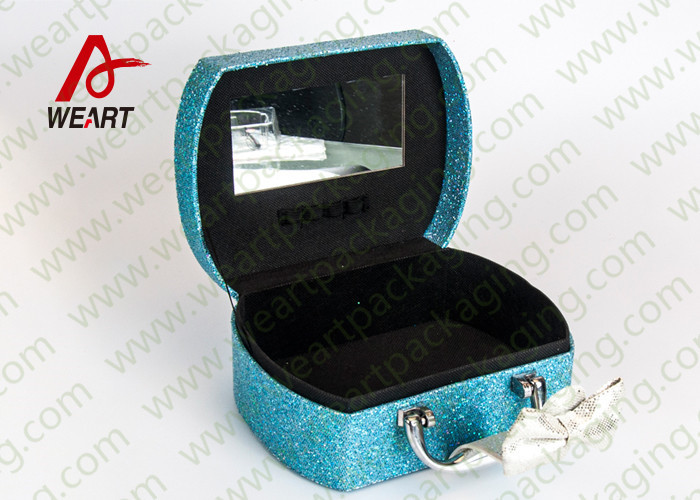 Red Base Recycled Paper Gift Box Folding Feature Matte Lamination Surface