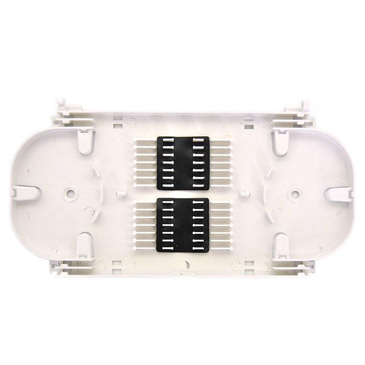12/24 Core Fiber Optic Patch Panel Plastic ABS Optical Splicing Cassette Module