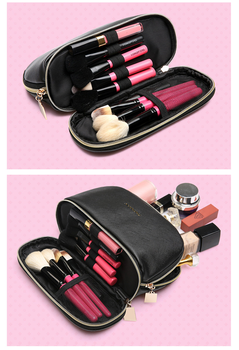 Multi-Function Travel Make Up Bags Women PU Cosmetic Bag Case