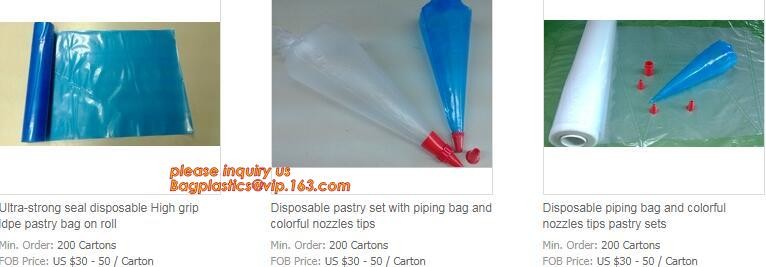 PE Plastic Icing Piping Cake Decorating Pastry Bag Candy Making Bags, Cake Cream, Decorating, Pastry Bags, Piping, Pastr