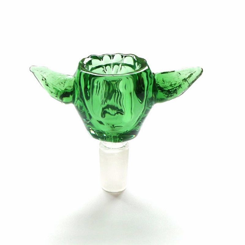 Stock Supply 14mm Glass Snowflake Screen Slide Bowl Male For Water Pipe Bong