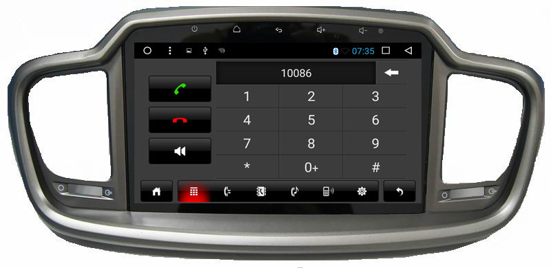 Ouchuangbo car multi media stereo 1080 video android 6.0 for Kia Sorentot with 3g wifi bluetooth gps navi