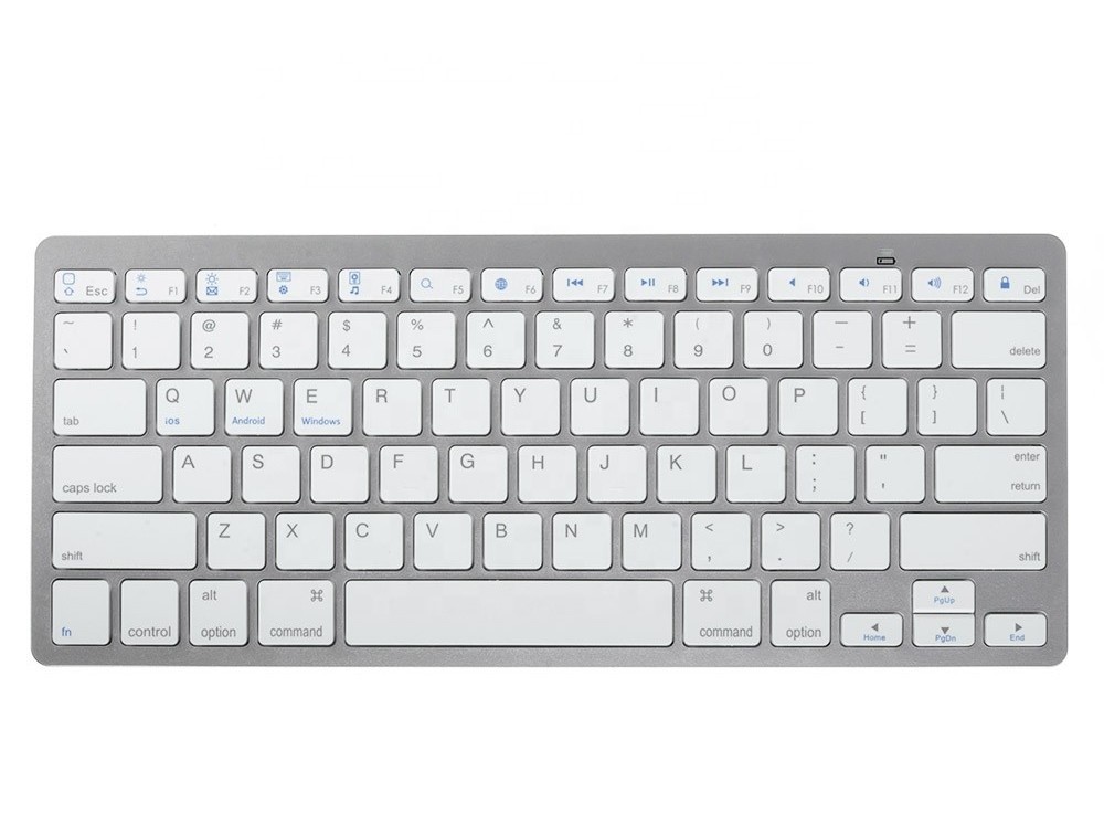 Lightweight Bluetooth Keyboard , Ultra Slim Keyboard Wireless For IOS Android Wins