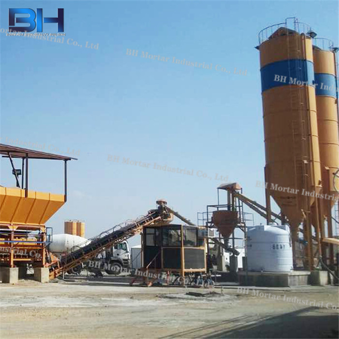 Low Energy Consumption Concrete Batching Plant , Space Saving Cement Mixing Plant