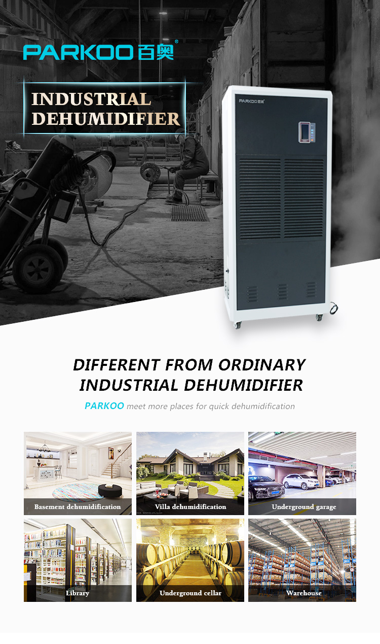 R410A Refrigerant 250M2 Industrial Air Dehumidifier