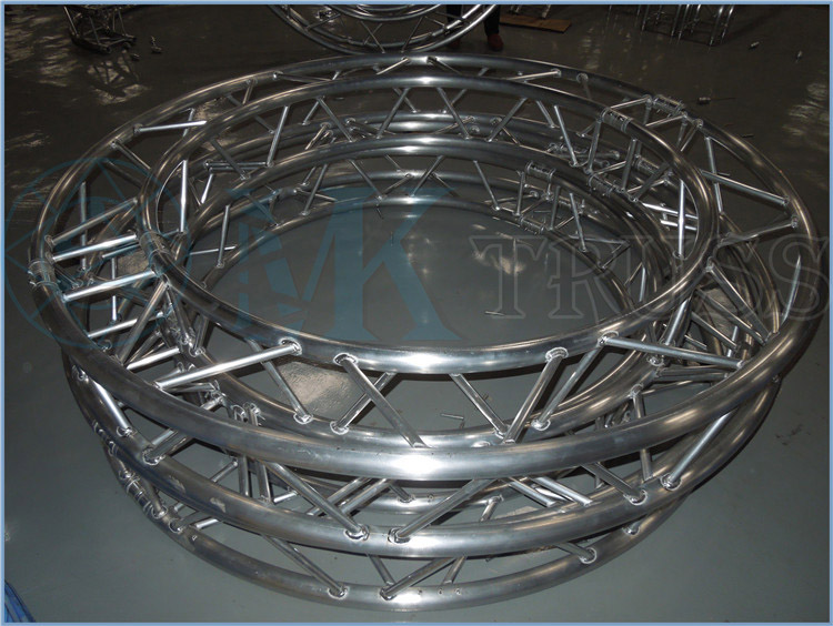 Junction Way 1m Aluminium Black Color Truss Lighting Truss with 20*2mm Diameter Braces