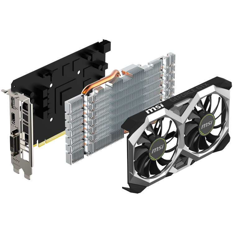 MSI Gtx1650 Ventus XS 4G OV GTX1650 4G Graphics Card GDRR6