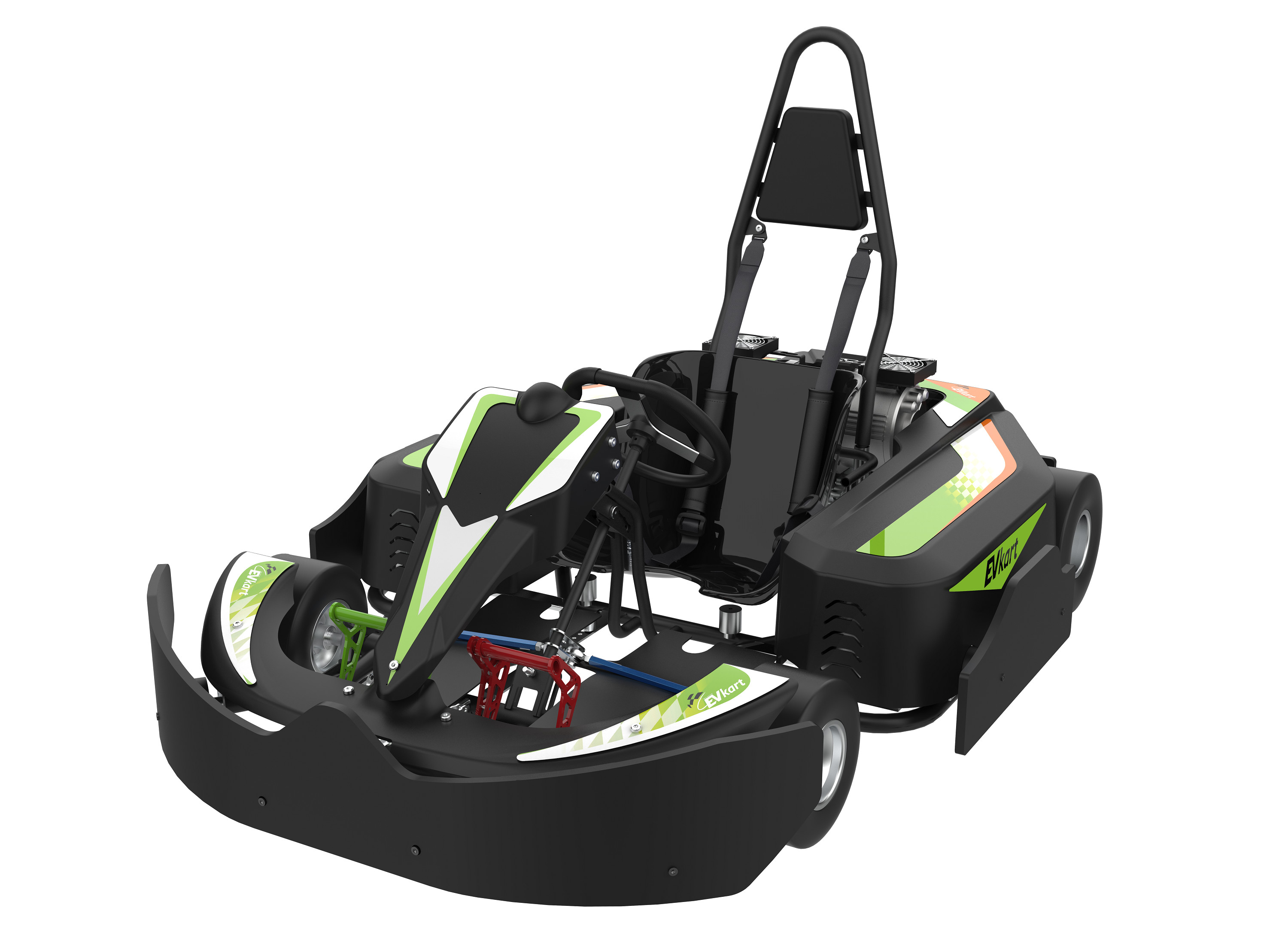 4130CrMo Steel Frame Fast Go Karts with APP adjustment control