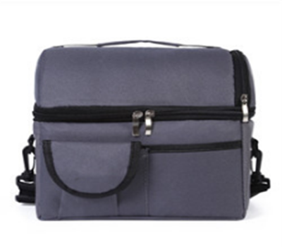 Factory price portable Reusable bicycle cooler lunch bag Insulated shoulder bag Lunch bag for food delivery