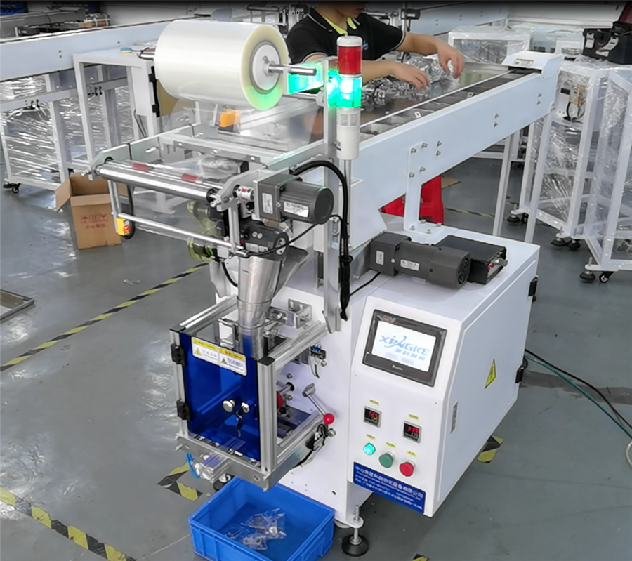 Manual Feeding Screw And Nut Semi-Automatic Packaging Machine Hardware Fittings Packing Machine Screws Bolt Packing Machine