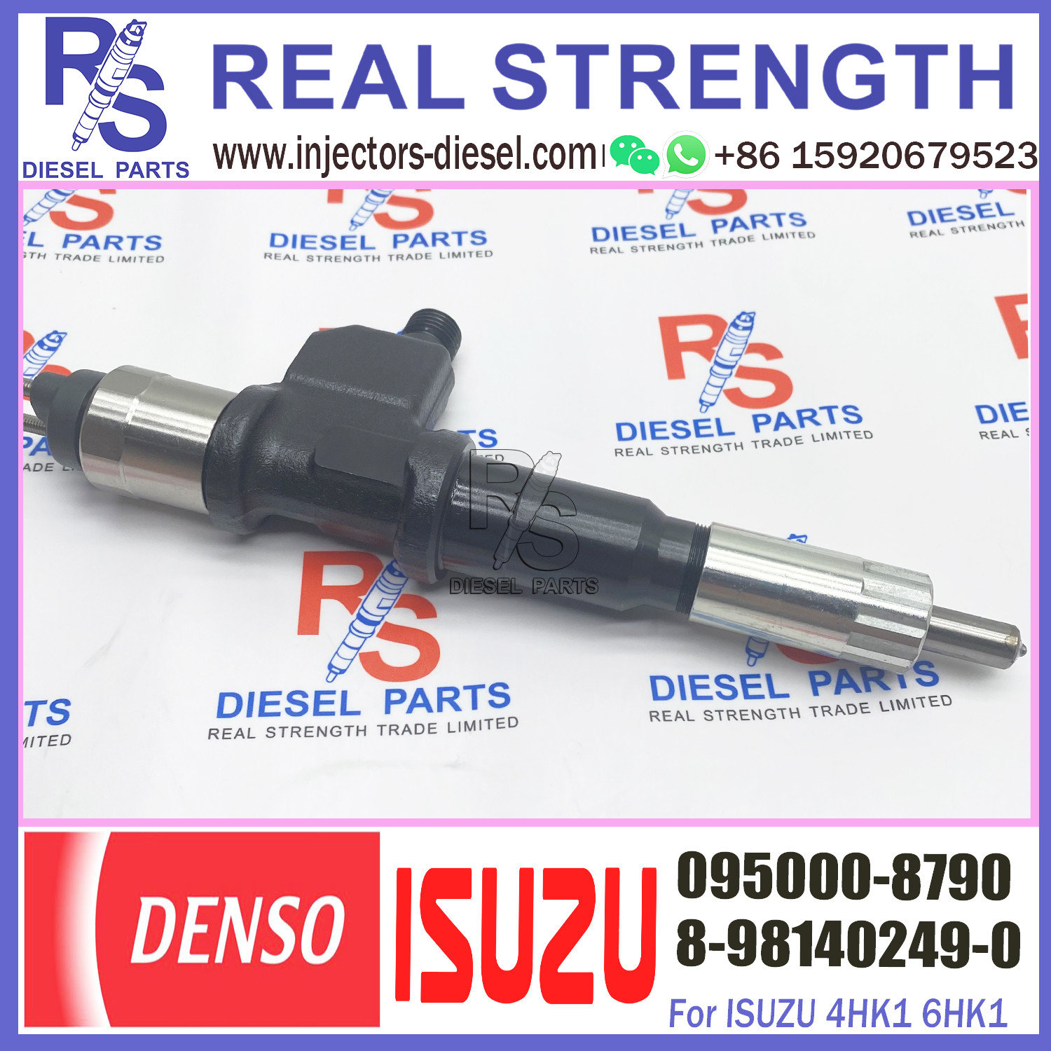 095000-8790 Denso Diesel Fuel Injectors 095000-8791 095000-8792 8-98140249-0