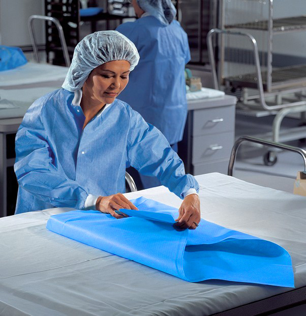 Super Soft SSS Anti Static SMS Non Woven Fabric For Isolation Gown